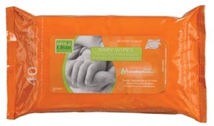 PDI - Professional Disposables, Intl. Q34540, PDI NICE-N-CLEAN BABY WIPES Baby Wipes (Scented), Resealable, 7" x 8", 40/pk, 12 pk/cs (120 cs/plt) (US Only), CS