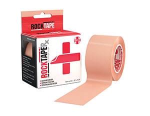 RockTape, Inc. RCT100-BG-OSRX, ROCKTAPERX KINESIOLOGY TAPE RockTapeRx Kinesiology Tape, Continuous Roll, 2" x 16.4ft, Beige, Latex Free, 6 rolls/bx (Products cannot be sold on Amazon.com or any other 3rd party platform),