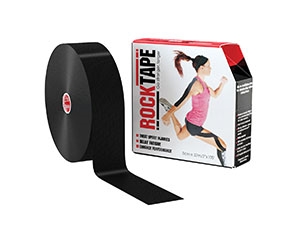 RockTape, Inc. RCT100-BK-LG, ROCKTAPE KINESIOLOGY TAPE Kinesiology Tape, Bulk, 2" x 105ft, Black, Latex Free, 1 roll/bx (Products cannot be sold on Amazon.com or any other 3rd party platform), BX