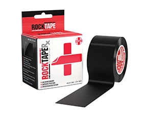 RockTape, Inc. RCT100-BK-OSRX, ROCKTAPERX KINESIOLOGY TAPE RockTapeRx Kinesiology Tape, Continuous Roll, 2" x 16.4ft, Black, Latex Free, 6 rolls/bx (Products cannot be sold on Amazon.com or any other 3rd party platform),