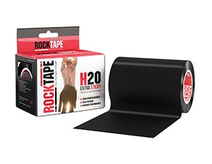 RockTape, Inc. RCT100-BKH2O-MBD, ROCKTAPE BIG DADDY KINESIOLOGY  TAPE Kinesiology Tape, Mini Big Daddy H2O, Continuous Roll, 4" x 16.4ft, Black, Latex Free, 1 roll/bx (Products cannot be sold on Amazon.com or any other 3