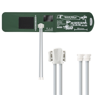 ZOLL REUSE-09-2MQ, CHILD CUFF,15-21CM,DOUBLE TUBE WITH TWIST-LOCK CONNECTOR, REUSE-09-2MQ Cuff, Child, 2-Tube, Twist Lock Connector 