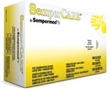 Sempermed USA SCVNP101, SEMPERMED SEMPERCARE VINYL GLOVE Exam Glove, Vinyl, Smooth, X-Small, Powder Free (PF), Beaded Cuff, Ambidextrous, 100/bx, 10 bx/cs, CS