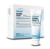 Derma Sciences SPD-21, DERMA SCIENCES DERMAGRAN B HYDROPHILIC WOUND DRESSING Wound Dressing, Impregnated, 4" x 4", Sterile, 15/bx, 4 bx/cs, CS