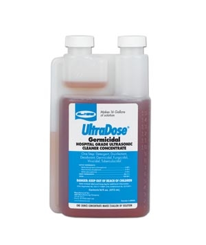 L&R Manufacturing Company UD036, L&R ULTRADOSE GERMICIDAL ULTRASONIC CLEANER CONCENTRATE Germicidal Ultrasonic Cleaning Solution, Pint Bottle, 6/cs, CS