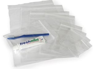 New World Imports ZIP22W, NEW WORLD IMPORTS RECLOSABLE BAGS Reclosable Clear Bag with White Block, 2 Mil, 2" x 2", 100/bg, 10 bg/cs, CS