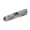 1911 Commander Stainless .45 ACP Slide with Tactical Style Front, Rear, and Top Serrations and Novak Sight Cuts