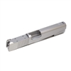1911 Government Stainless .45 ACP Slide with Tactical Style Rear and Top Serrations and RMR Rear Sight Cut