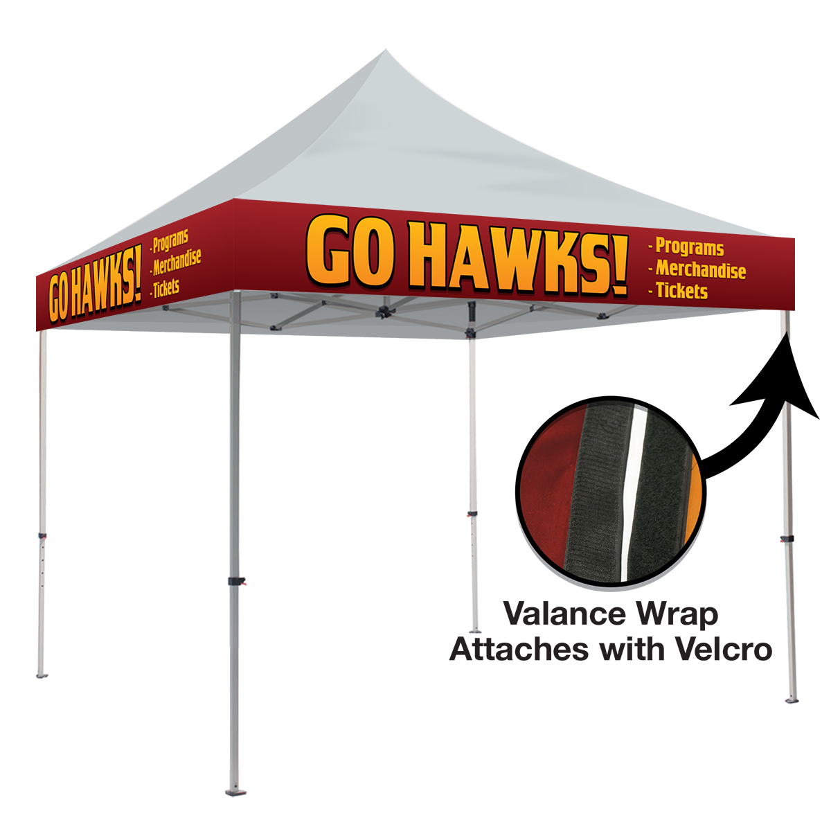 10ft Pop Up Canopy - Valance Wrap