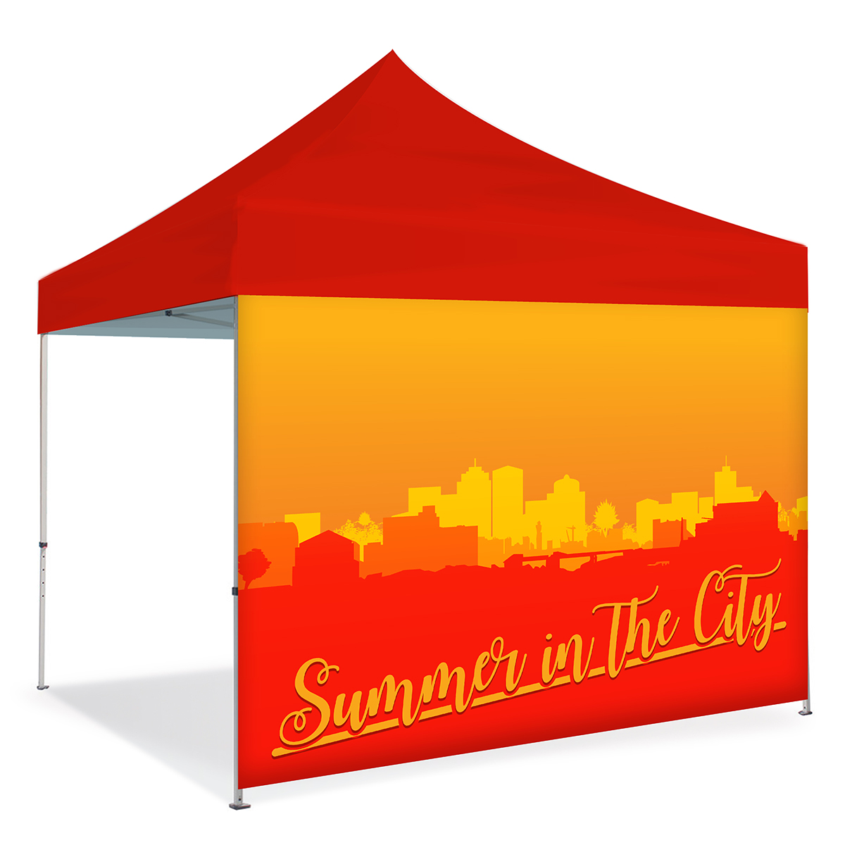 10ft Pop Up Canopy Wall - Full Wall - Double sided