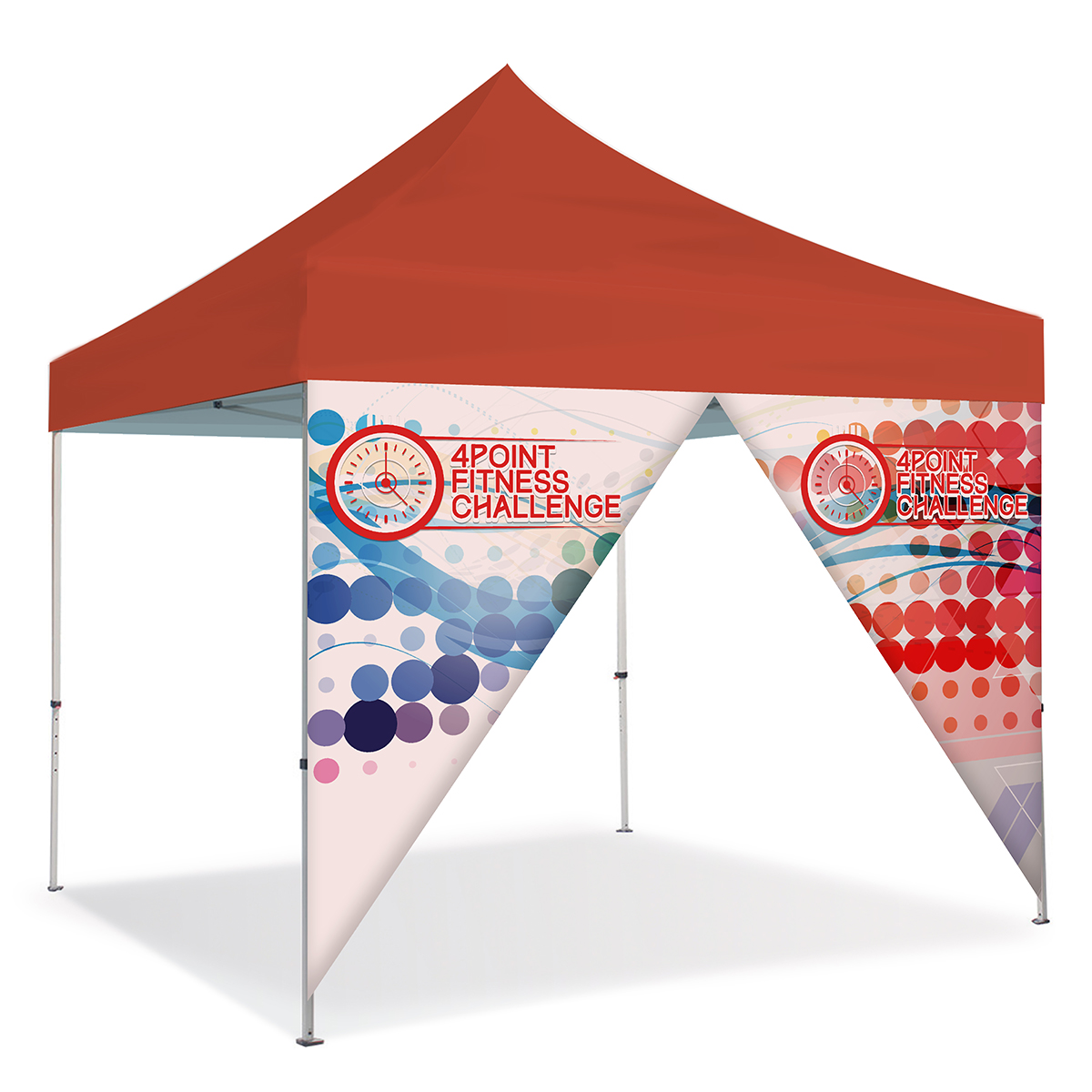 10ft Pop Up Canopy Wall - Zipper Door