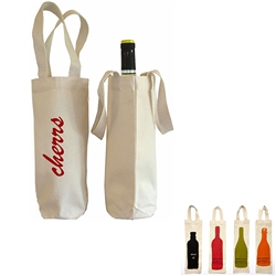 Canvas Tote Wine Bag