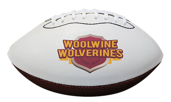 Custom Synthetic Leather Autograph Football - Full Size
