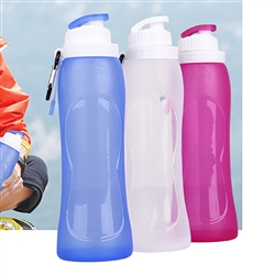 Foldable Silicone Drink Sport Water Bottle