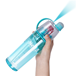 Mist Spray Sports Water Bottle