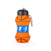 Novelty 13 oz Basketball Shape Folding Water Bottle