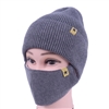 Two Piece Knitted Cap and Face Mask
