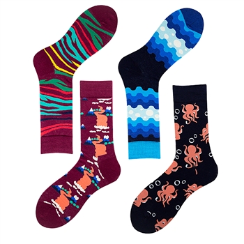 Sleek Strap Design Socks with Comfort Grip