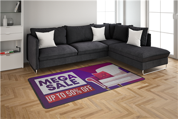 Indoor and Outdoor Rubber Backing Logo Mat 3x4FT