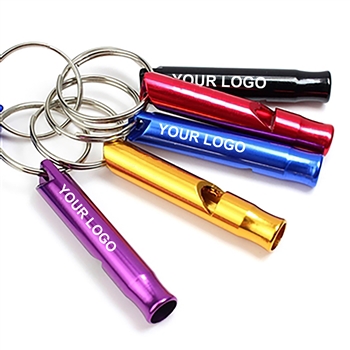 Aluminum Alloy Whistle Keyring