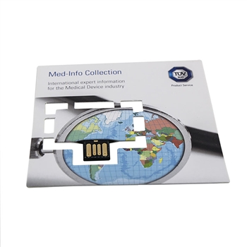 Custom Imprinted Web Key USB Mailer