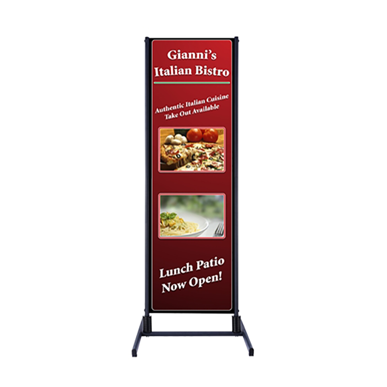 Outdoor Dual Banner Display