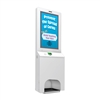 21.5" LED Screen Sanitizer Dispenser Wall Mount