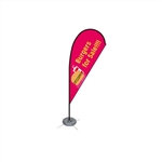 Single Sided Teardrop Flag - Small