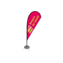 Single Sided Teardrop Flag - Small