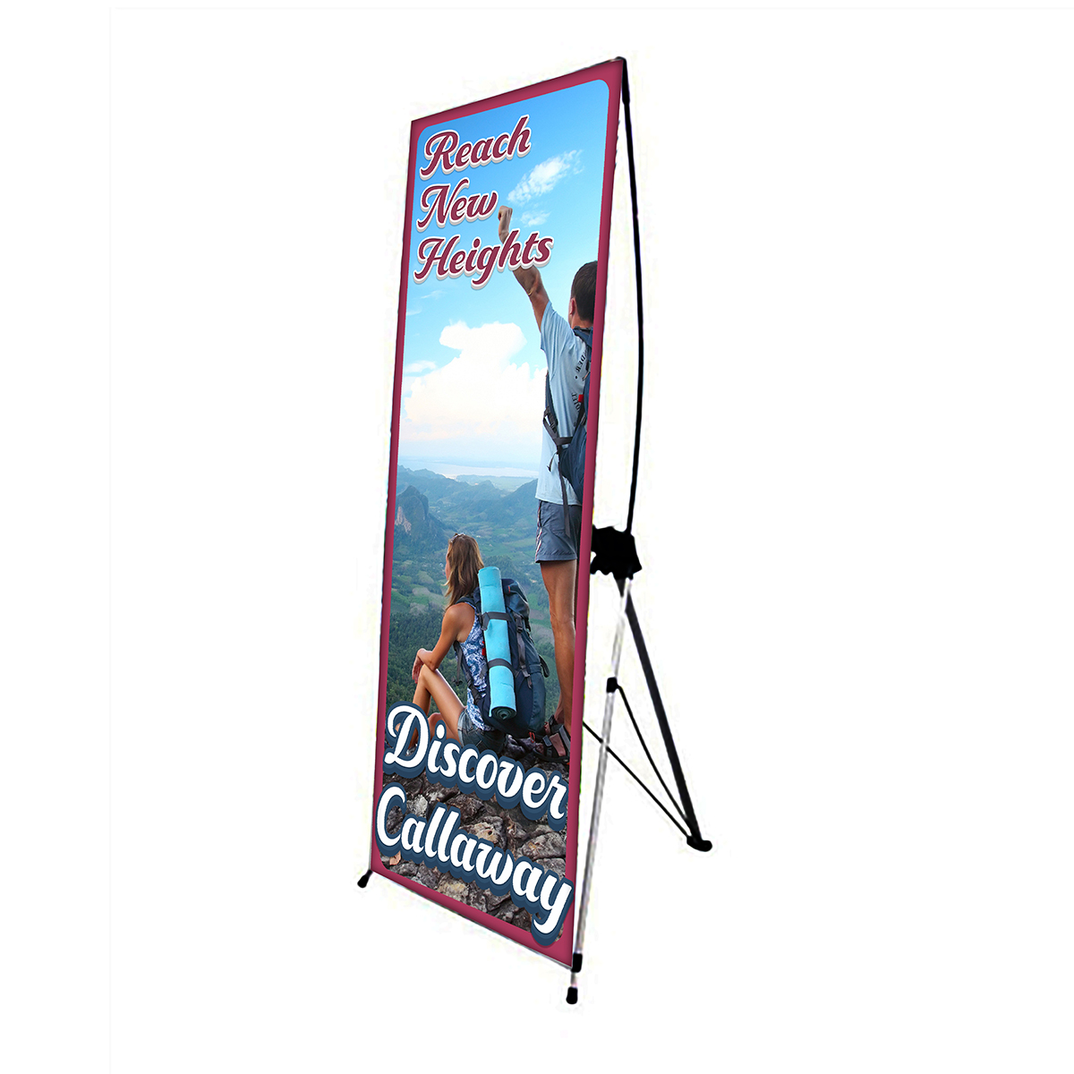 Single Side X Banner Stand
