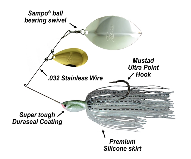 Picasso Spinnerbaits Tandem Thunder Willow