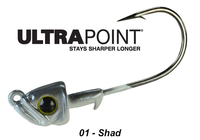 Smart Mouth Jig Heads 30 degree Mustad