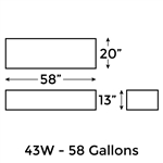 58 Gallon