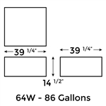 86/90 Gallon