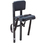 Navy Blue Vinyl Seat Assembly Fold Down - Passenger