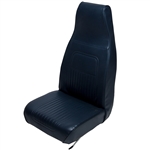 Navy Blue Vinyl Seat - High Back Seat
