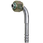 Curved Hose Fitting - #6 - 5/16" - O-Ring