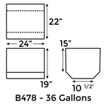 36 Gallon