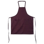 Bib Apron - Cotton Blend - 3-Pocket