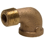 90 Degree Street Elbow - Threaded - Bronze