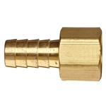 Brass Coupler - Barb x Female Pipe