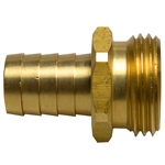 Brass Connector - Barb x Male Hose