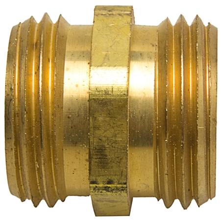 Brass Coupling - Male Hose x Male Hose