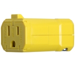 Connectors - 2 Pole, 3 Wire - 15A-125V - Female Receptacle