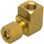 Brass Adapter Elbow - 1/8" x 1/8"