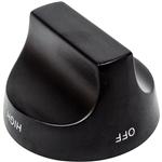 HD Matte Black Knob