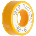 HD Gas Line Teflon Tape - 1/2" x 260" - Yellow