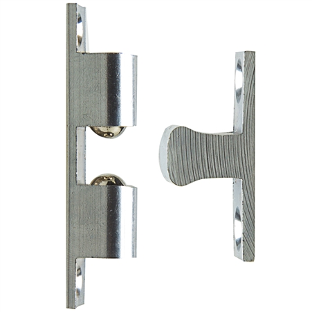 Small Chrome Ball Tension Door Catch
