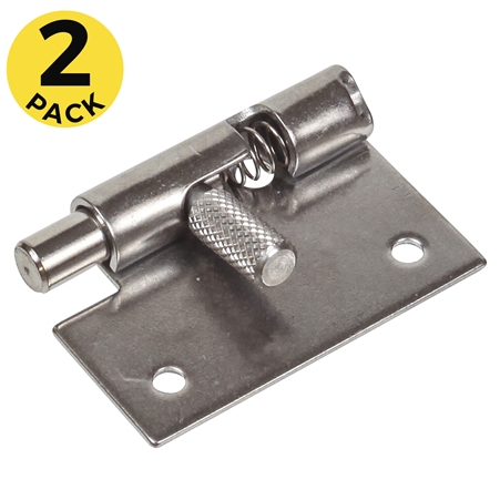 Spring Release Hinges Set - Stainless Steel