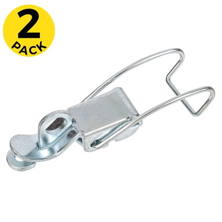 Small Pull Down Latch w/ Padlock Eye and Hook Loop Wire Bail incl. Keeper